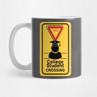 College Student Crossing Mug